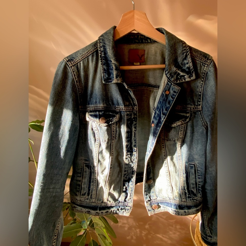 Slightly Distressed AE jacket